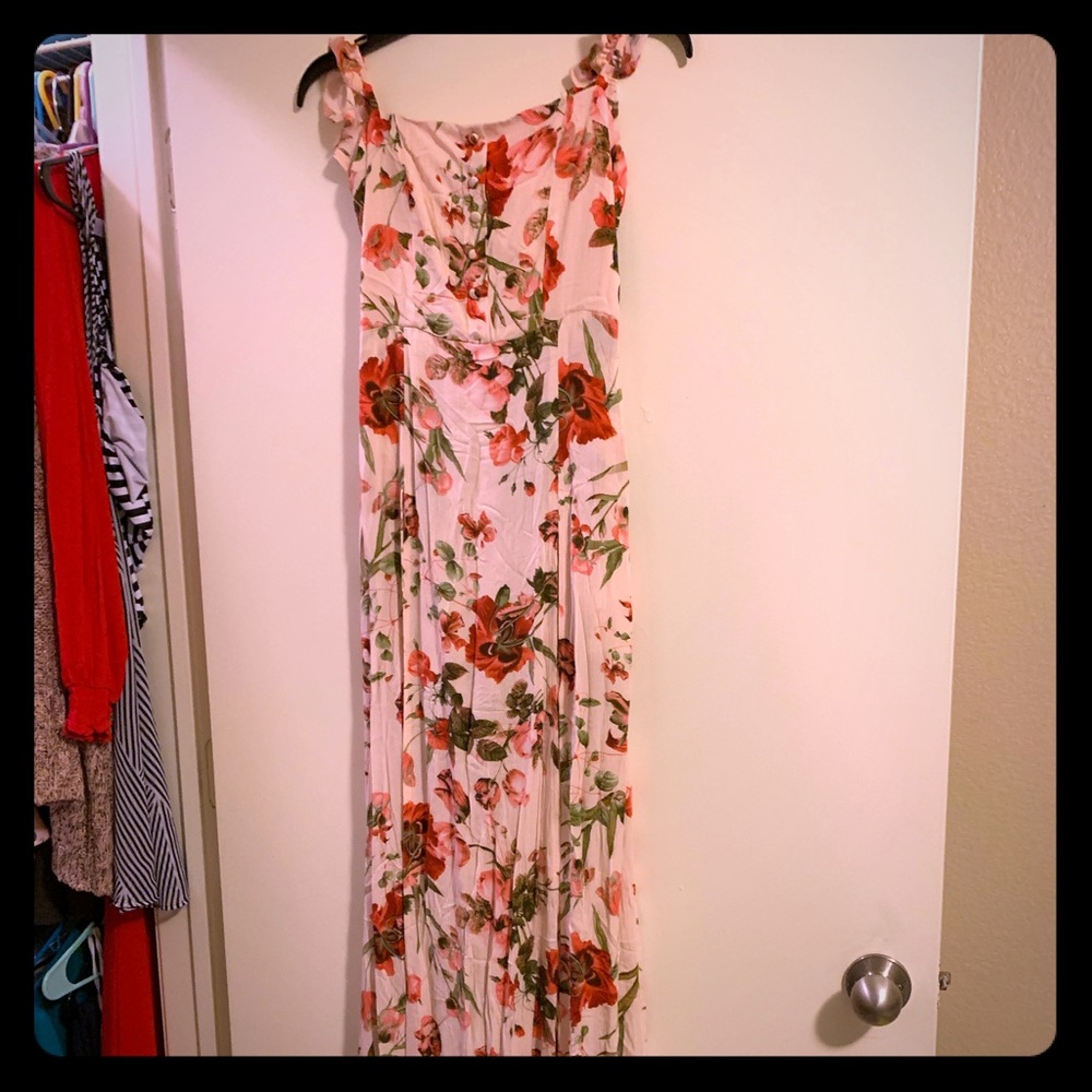 Pink floral raxi